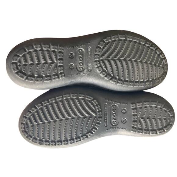 Crocs Sandals Sling Backs, Women's Size 8, Black - Picture 4 of 6